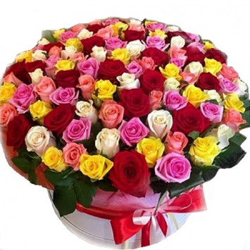 101 roses in a box Code-4487