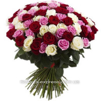 Mosaic of 101 roses Code - 2322