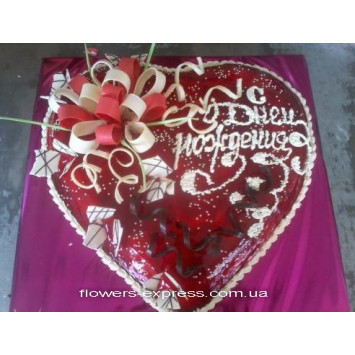 Heart cake 2kg. Code - 1056
