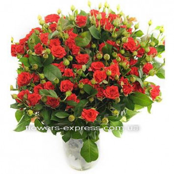 Bouquet of spray roses Code-2363